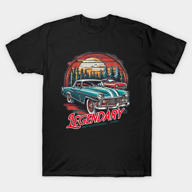 Ameican Legendary car T-Shirt by Tjhtt Autoarts